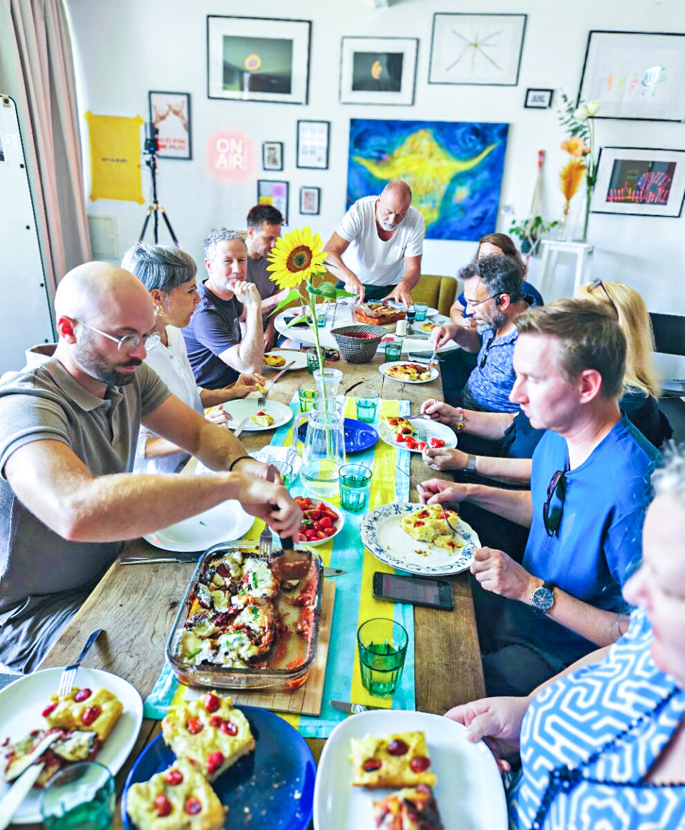 Beim Community Lunch von COWORKINGSALZBURG 