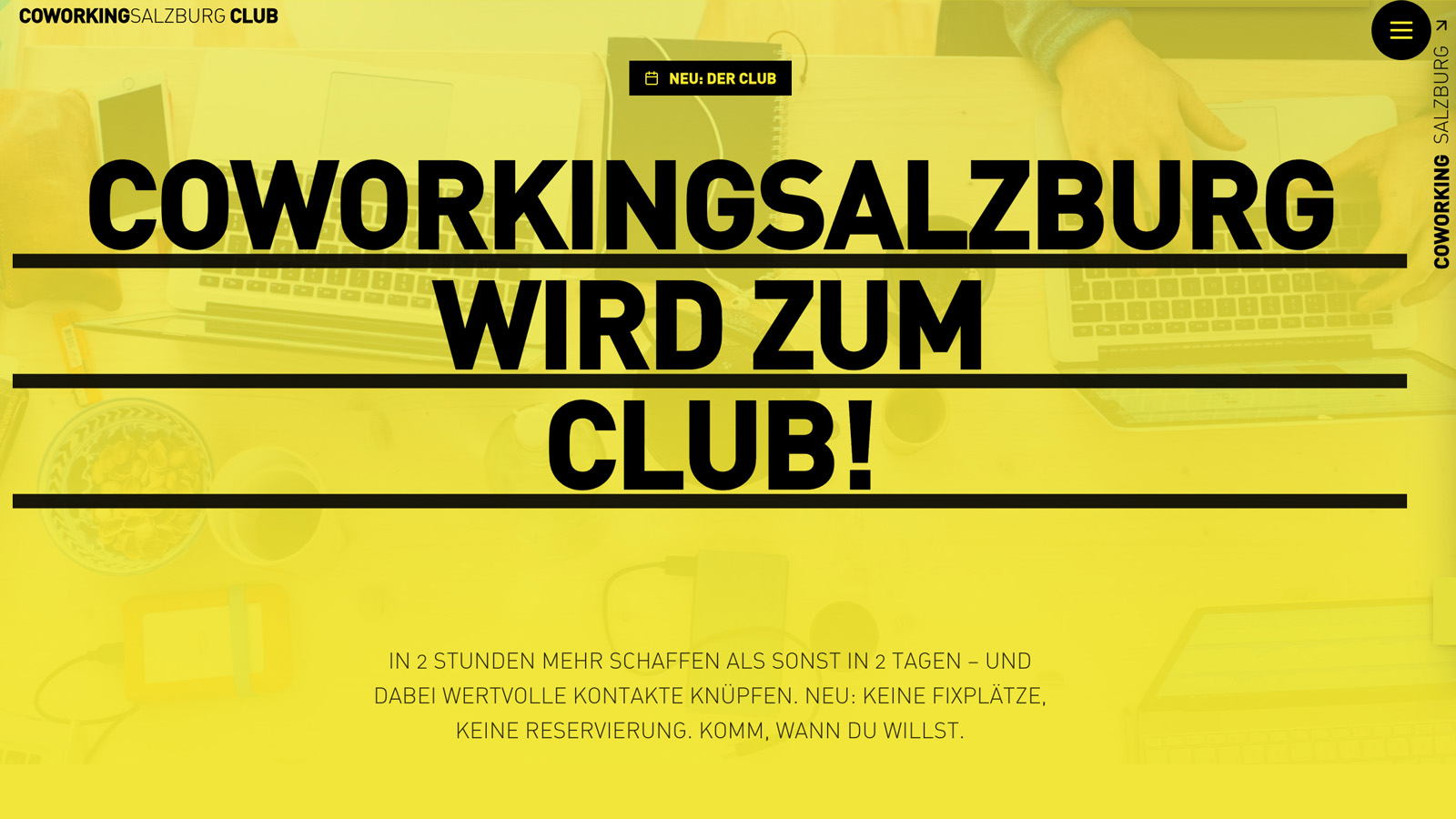 CoworkingSalzburg wird zum Club